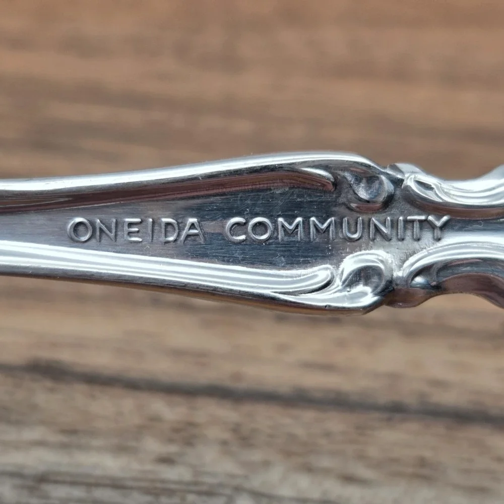 Set Of 5 Oneida Community Beethoven Silverplate Tea Spoons Betty Crocker